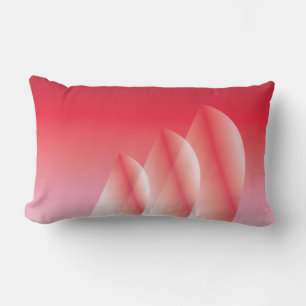 Tri-Sail Translucent Scarlet Sails sweet dreams Lumbar Cushion