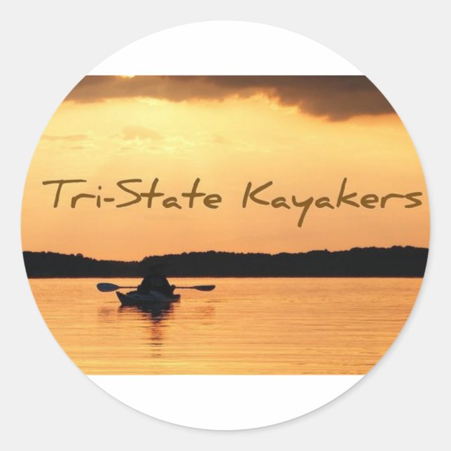Tri-State Kayakers Classic Round Sticker (Front)