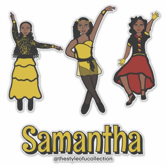 Tri- Styled Red Yellow Black Dancer (Front)