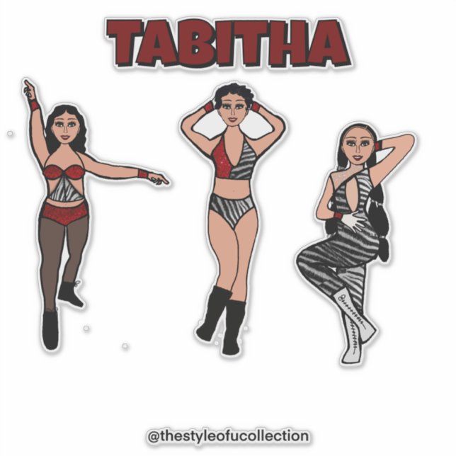 Tri-Styled Red Zebra  Dancer #2 (Front)