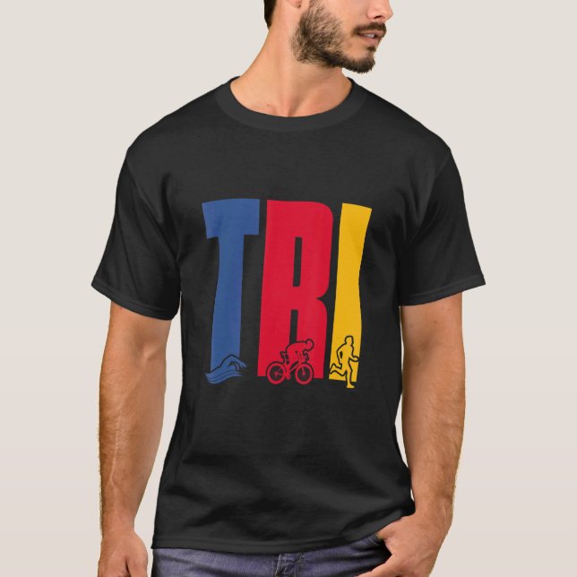 Tri Triathlon T-Shirt (Front)