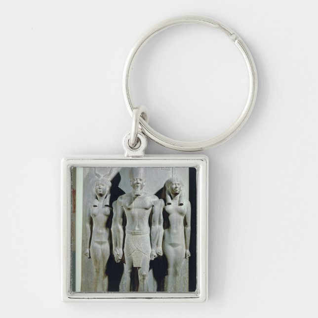 Triad of Menkaure  with the goddess Hathor Key Ring (Front)