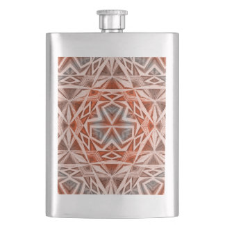 Triad Pattern Hip Flask