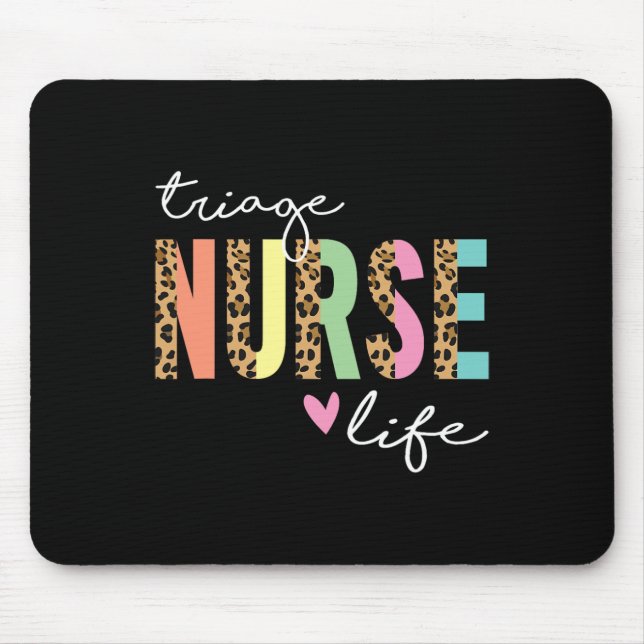Triage Nurse  Mouse Pad (Front)