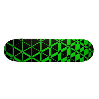 Triagonal Ebony (Lime) Skateboard Deck