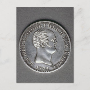 Trial  for a Rouble of Constantine Pavlovich Postcard