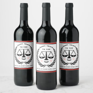 Trial Lawyer Wine Label