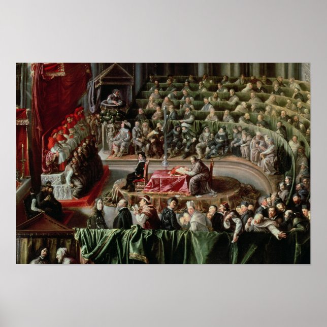 Trial of Galileo, 1633 Poster (Front)