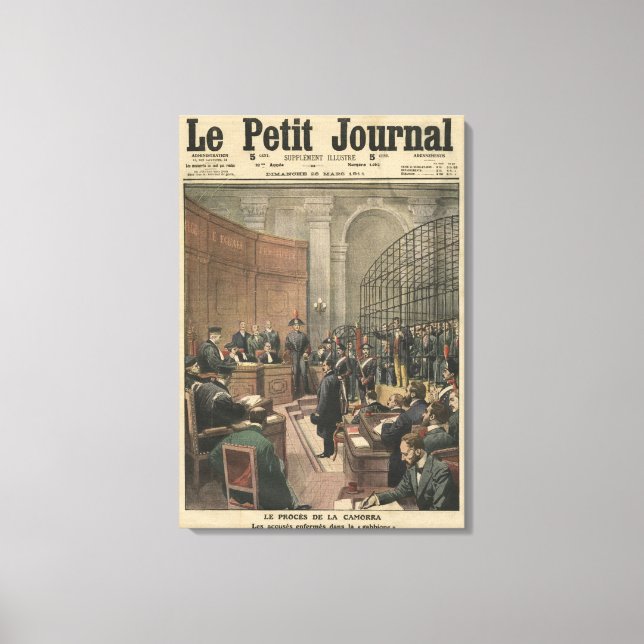 Trial of the Camorra Canvas Print (Front)