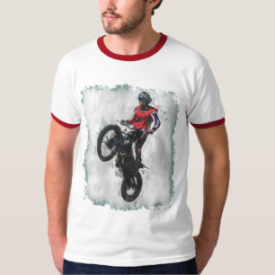 Trials rider ringer t-shirt