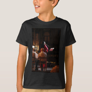 Triana Seville Singer On Stage Vertical T-Shirt