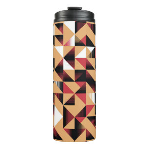 Triangle Abstract, Retro Elegant Beauty. Thermal Tumbler