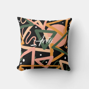 Triangle And Circles Cushion