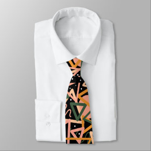 Triangle And Circles Tie