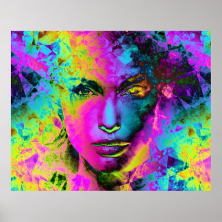Triangle Art 3 Poster