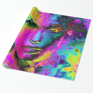 Triangle Art 3 Wrapping Paper