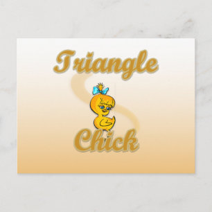 Triangle Chick Postcard