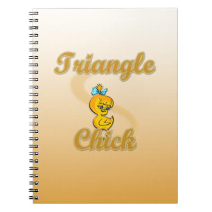 Triangle Chick Spiral Notebook