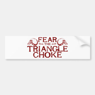 Triangle Choke Bumper Sticker