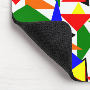 Triangle Collage  Mouse Pad
