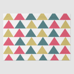Triangle Colourful Geometric Triangle Pattern Tissue Paper