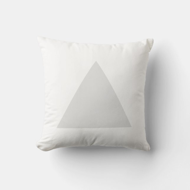 Triangle Colours - 10pc Grey with White Cushion (Front)