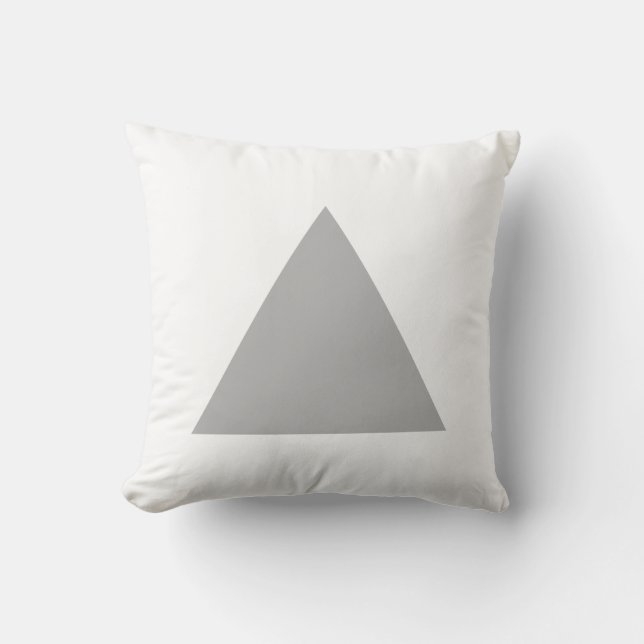 Triangle Colours - 30pc Grey with White Cushion (Front)
