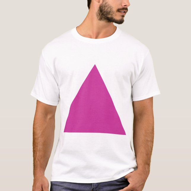 Triangle - Deep Rose T-Shirt (Front)