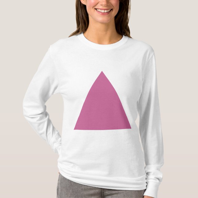 Triangle - Dusty Rose T-Shirt (Front)