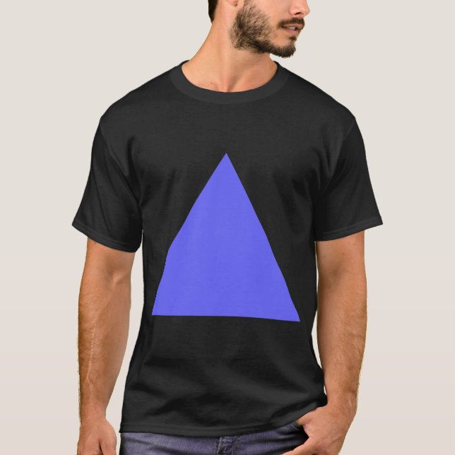 Triangle - Electric Blue T-Shirt (Front)