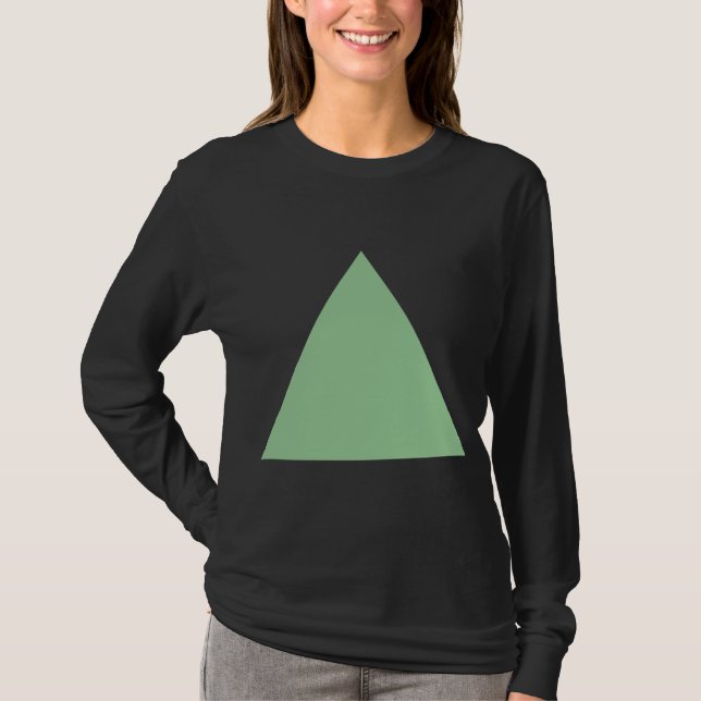 Triangle - Faded Green T-Shirt (Front)
