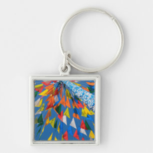 Triangle Flag Decoration Key Ring