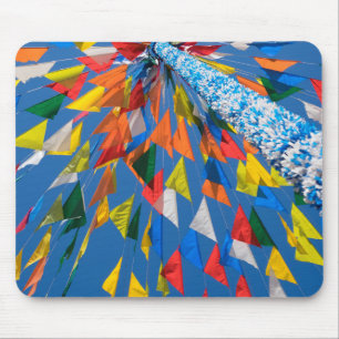 Triangle Flag Decoration Mouse Pad