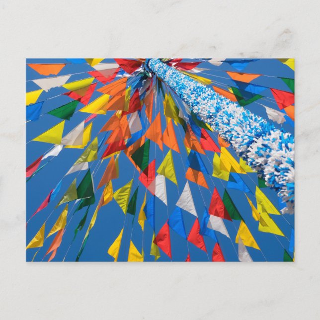 Triangle Flag Decoration Postcard (Front)