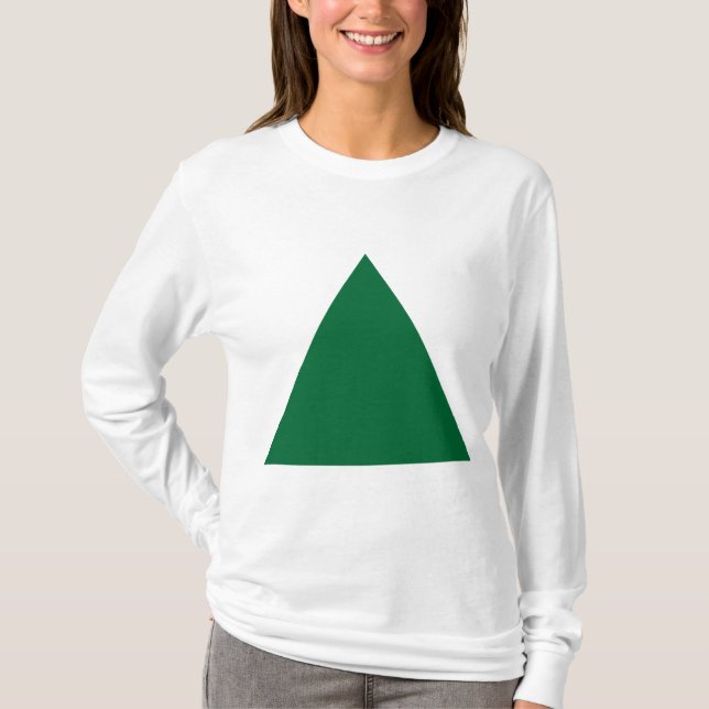 Triangle - Forest Green T-Shirt (Front)