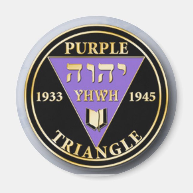 Triangle gold magnet (Front)