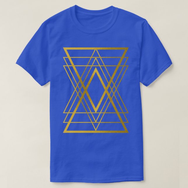 Triangle Gold T-Shirt (Design Front)