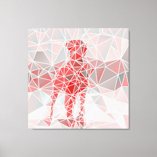 Triangle Great Dane Canvas Print