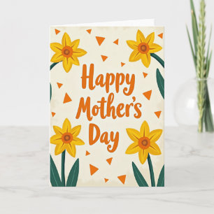 Triangle Happy Mothers Day Card