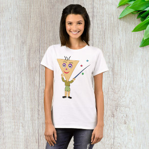 Triangle Head Character Womens T-Shirt