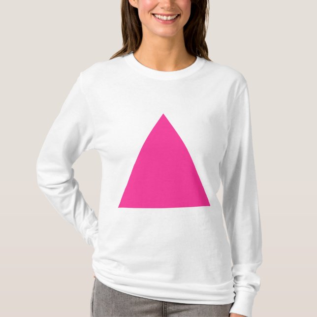 Triangle - Hot Pink T-Shirt (Front)