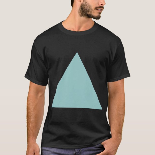 Triangle - Lt Blue Green T-Shirt (Front)