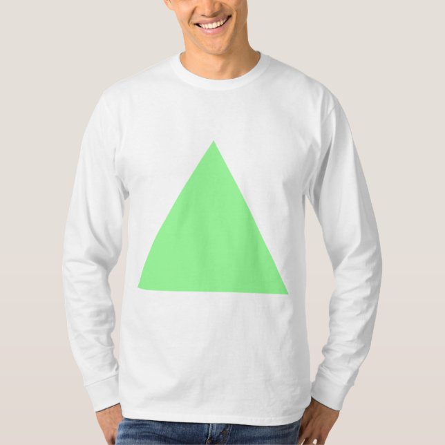 Triangle - Mint Green T-Shirt (Front)