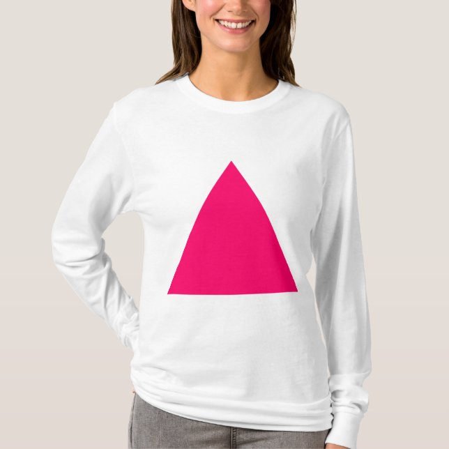 Triangle - Neon Red T-Shirt (Front)