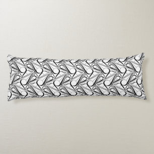 Triangle pattern with circle body cushion