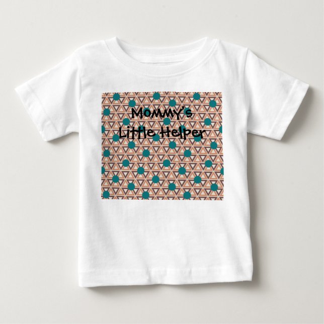 Triangle Quilt  Baby T-Shirt (Front)