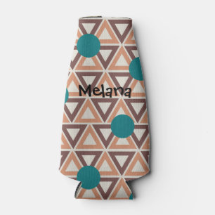 Triangle Quilt  Bottle Cooler