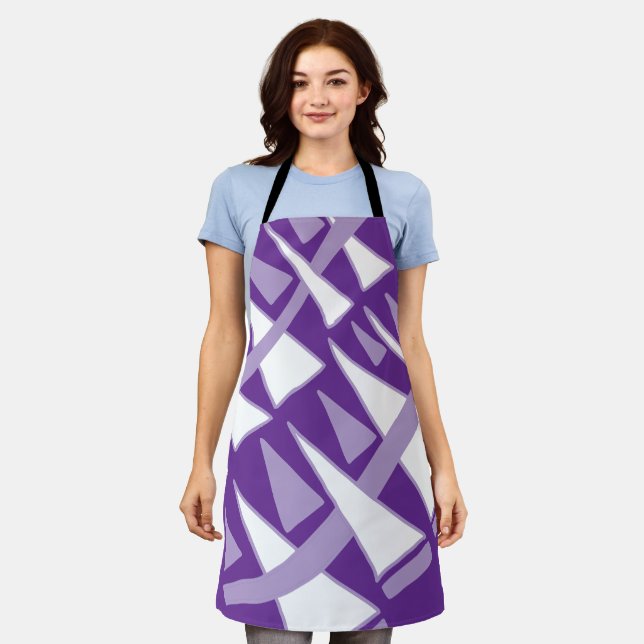 Triangle Rows Dodle44 Apron (Worn)