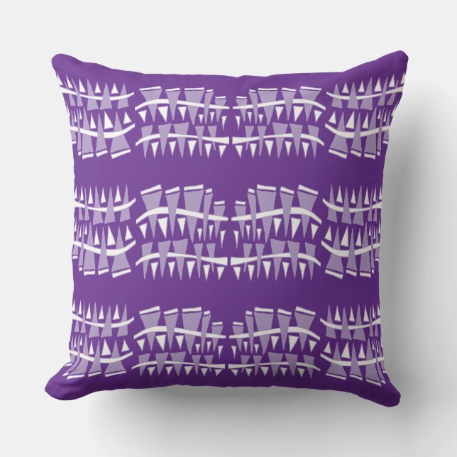 Triangle Rows Dodle44c Cushion (Front)