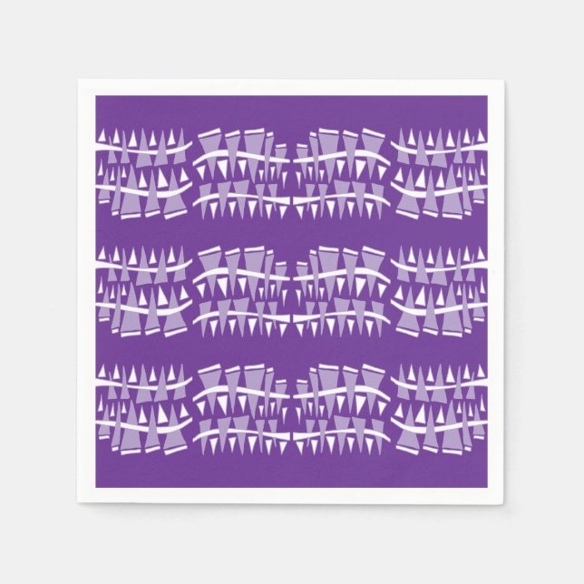 Triangle Rows Dodle44c Napkin (Front)